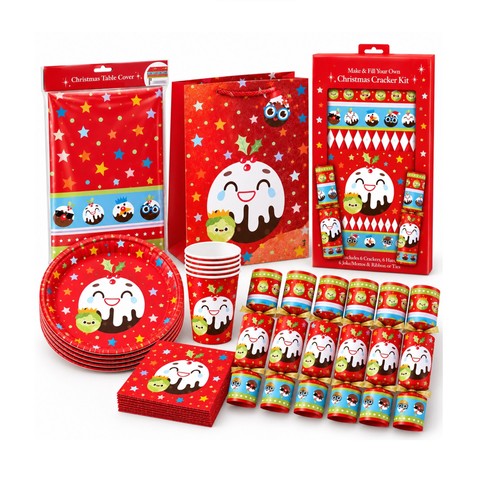 Christmas party tableware set - christmas,