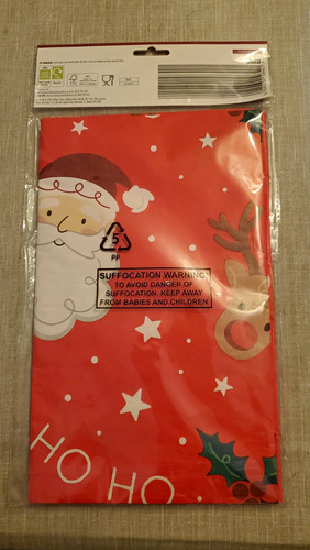 Christmas paper tablecloth 180 - tablecloth,