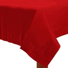 APPLE RED PAPER TABLECOVER -