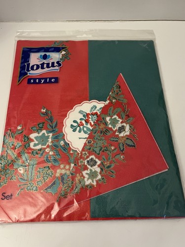 Red tablecloth napkins - red,