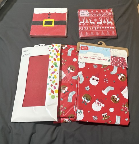 Christmas tablecloth bundle - christmas,