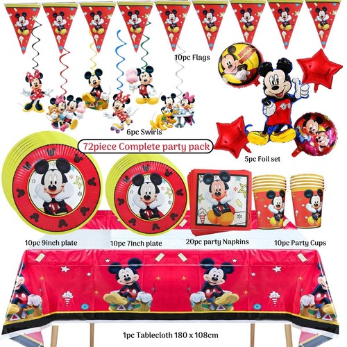 Mickey mouse party tableware - mickey,