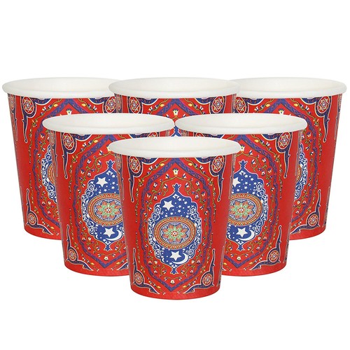 Ornate red floral party - floral,