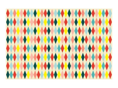 Circus party diamond - diamond, paper