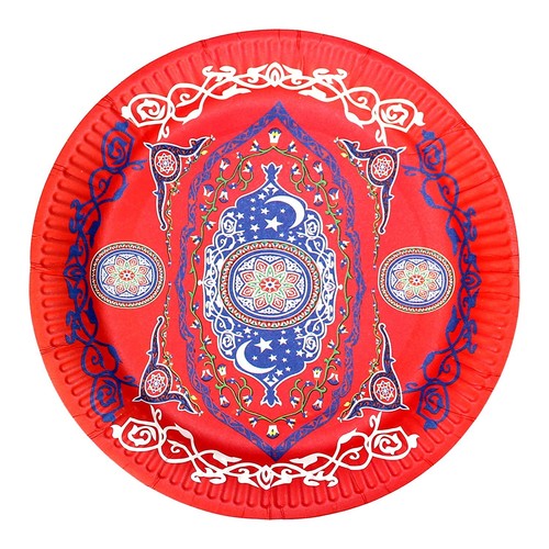 Ornate red floral party - ornate,